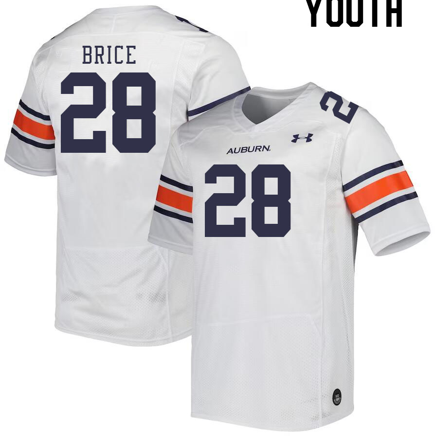 Youth Auburn Tigers #28 Hayden Brice White 2023 College Stitched Football Jersey